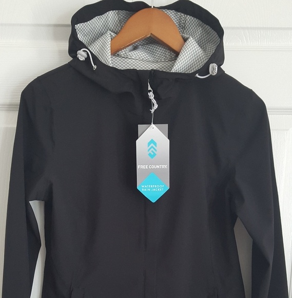 Free country waterproof rain jacket Clearance